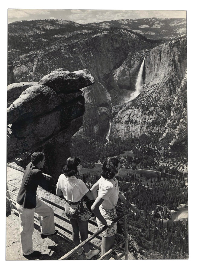 Overlooking the Splendor of Yosemite by Ansel Adams