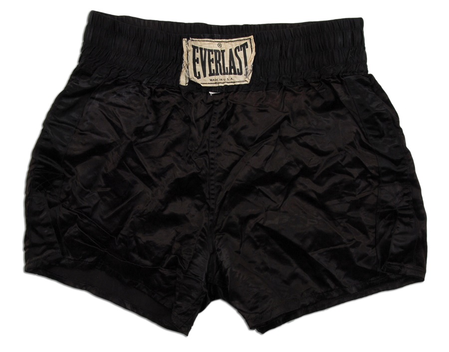The Steve Lott Boxing Collection - Mike Tyson Training Trunks - Berbick & Smith Fights