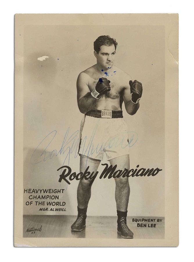 Muhammad Ali & Boxing - Rocky Marciano Signed Photgraph