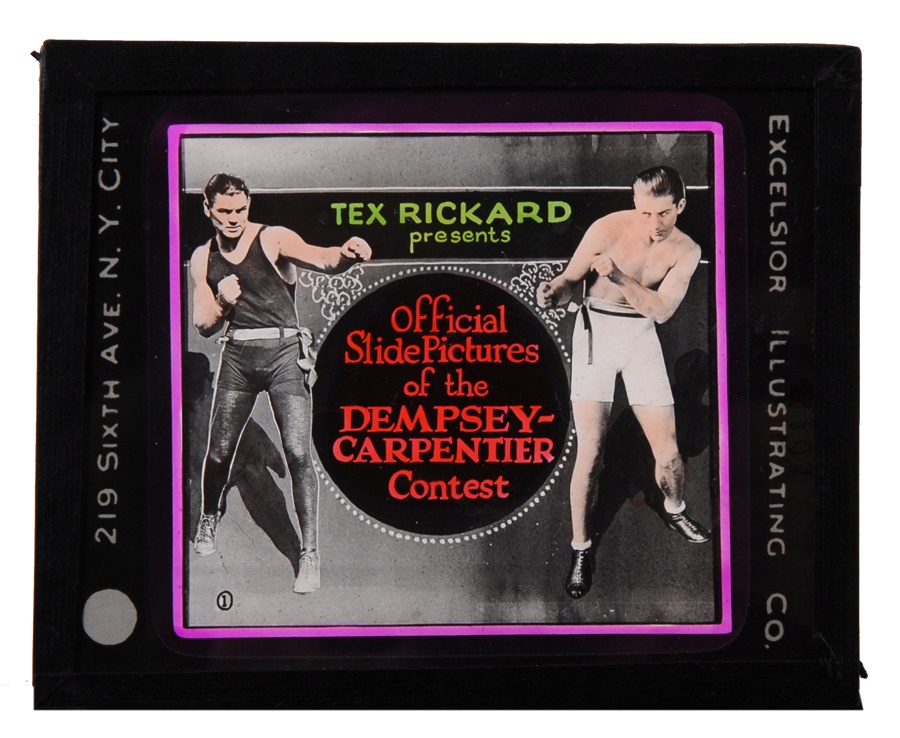 Muhammad Ali & Boxing - Dempsey vs Carpentier Glass Slide Collection (21)
