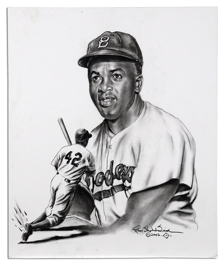 - Jackie Robinson Original Artwork by Robert Stephen Simon