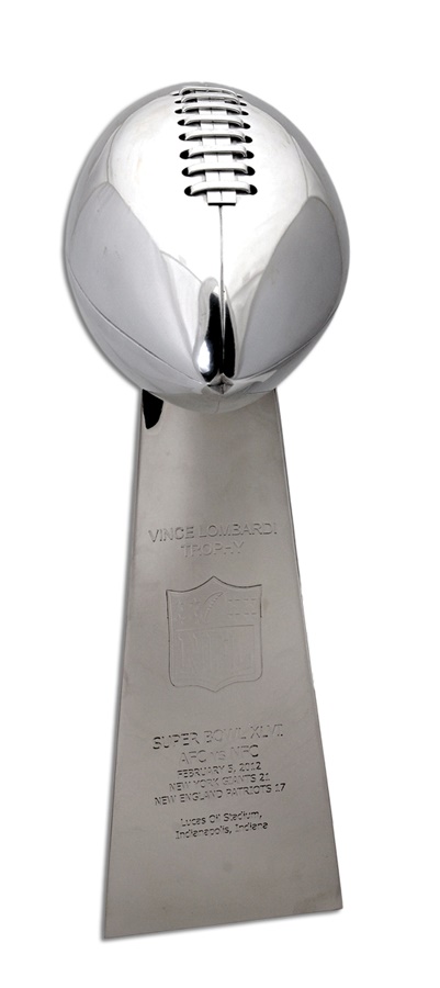 Football - 2012 New York Giants Super Bowl XLVI Trophy