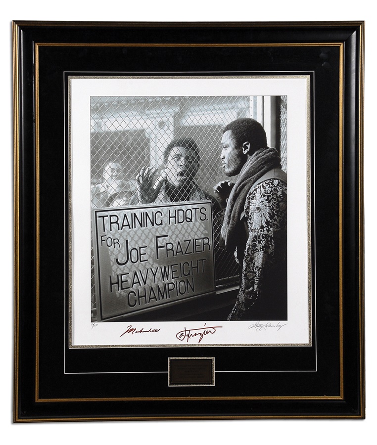Ali Interferes with Joe Frazier Training by George Kalinsky