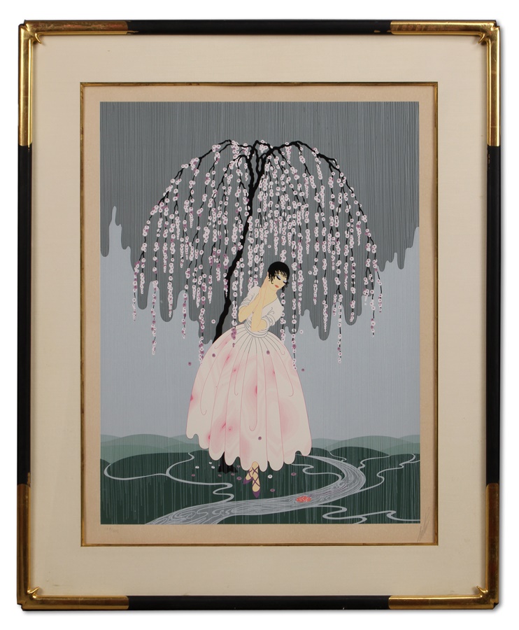 Rock And Pop Culture - The Blossom Umbrella by Erte
