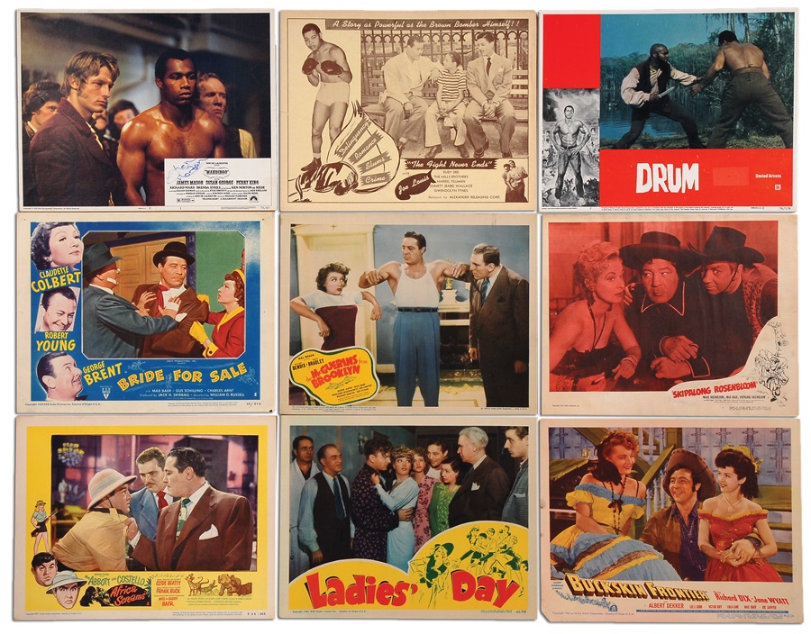 The Steve Lott Boxing Collection - Boxing Movie Lobby Card Collection (150+)