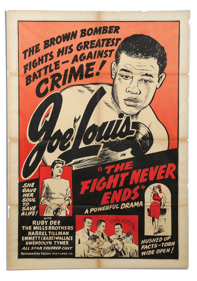 The Steve Lott Boxing Collection - Joe Louis Movie Poster Collection (4)