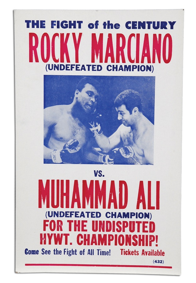 The Steve Lott Boxing Collection - Ali vs Marciano Poster Collection (2)