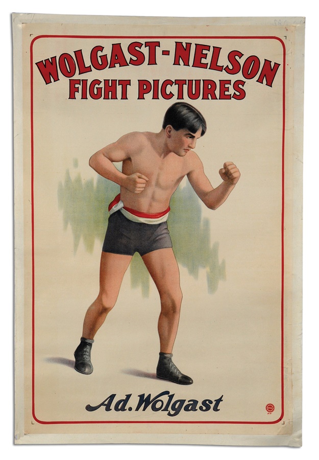 The Steve Lott Boxing Collection - Ad Wolgast Fight Film Poster