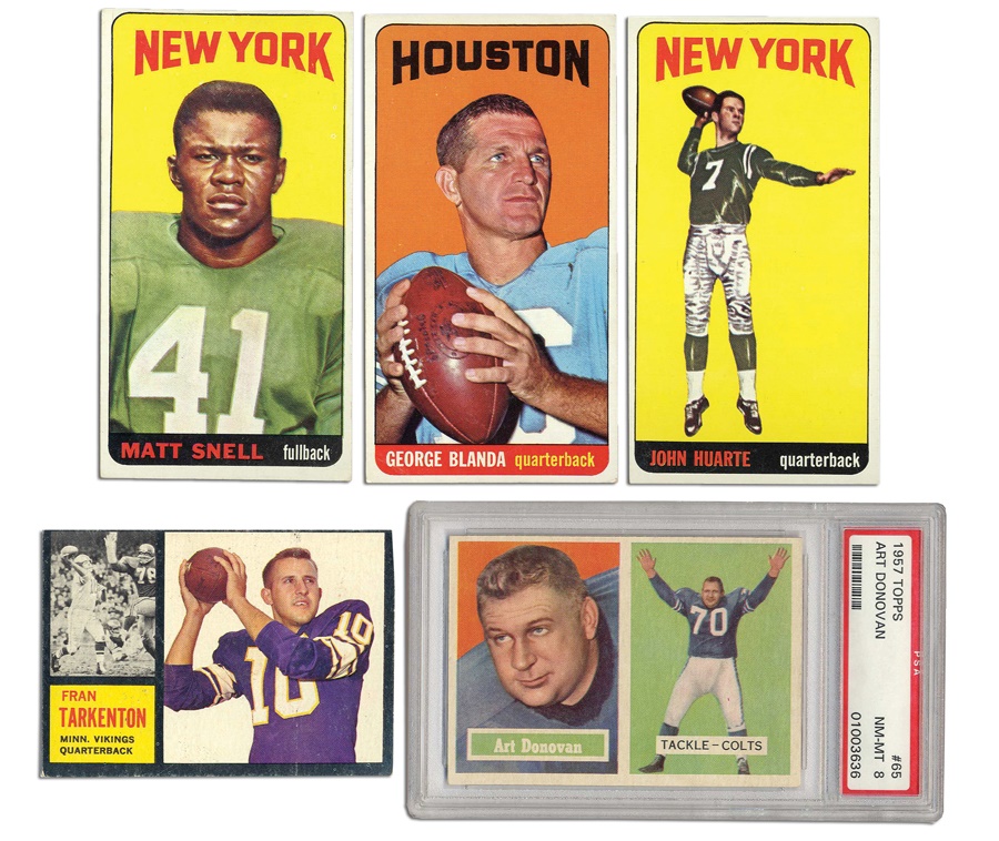 Sports and Non Sports Cards - Vintage Football Card Collection With Rookies & Stars (250+)