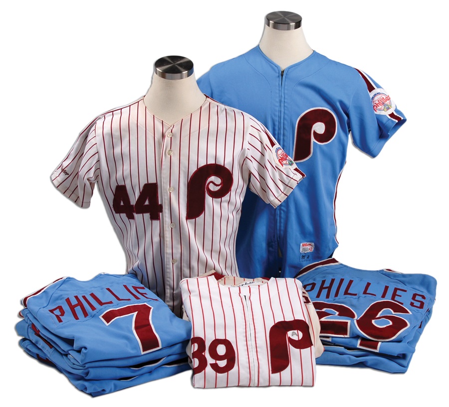 Baseball Equipment - Philadelphia Phillies Game Worn Jerseys (14)