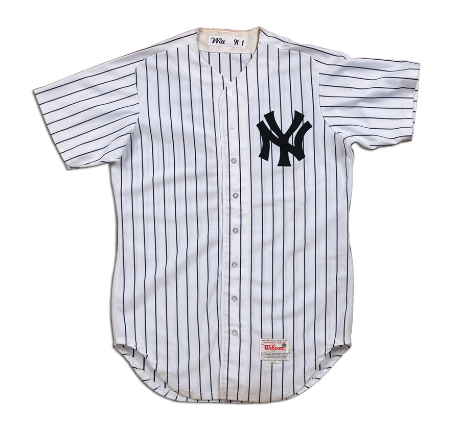 1991-92 Mike Witt New York Yankees Game Worn Uniform