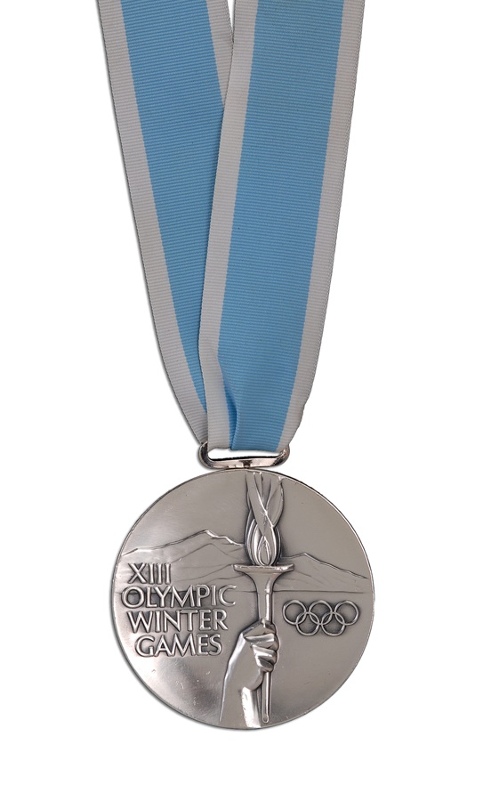 - 1980 Winter Olympics Ice Hockey Silver Medal