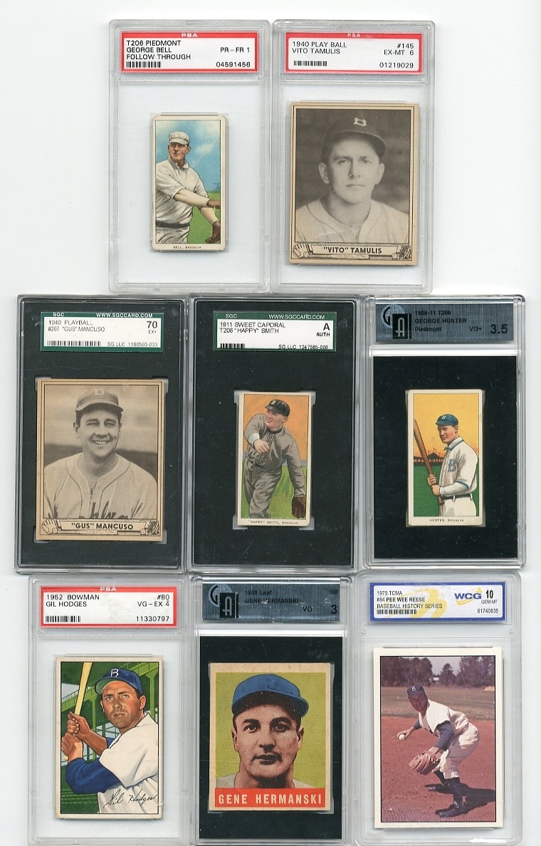 Sports and Non Sports Cards - Single Owner Card Collection With Heavy Brooklyn Dodger Concentration (250+)