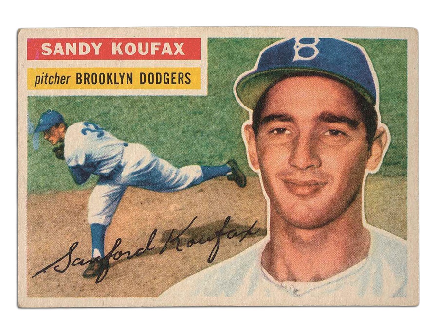Jewish Baseball History - Sandy Koufax Card Collection