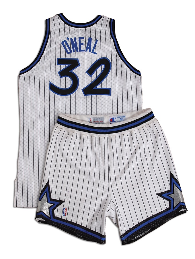 Basketball - 1992-93 Shaquielle O'Neal Orlando Magic Game Worn Rookie Uniform