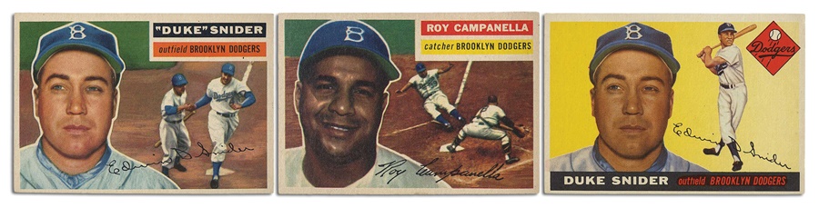 Sports and Non Sports Cards - 1950s Topps Brooklyn Dodgers Colllection (116)