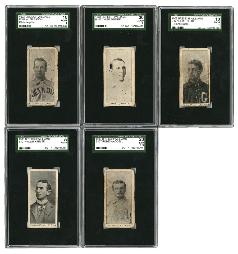 Sports and Non Sports Cards - 1903-04 Breisch-Williams Cards (5)