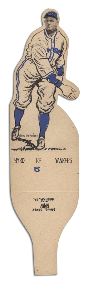 Sports and Non Sports Cards - 1934 Al Demaree Die-Cut Sam Byrd