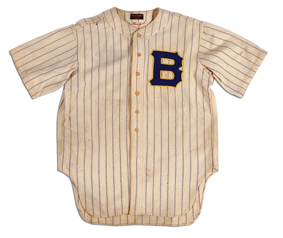 Baseball Equipment - 1938 Casey Stengel Boston Bees Game Worn Jersey