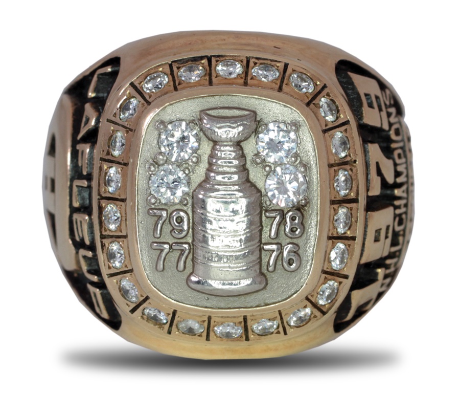 Hockey - 1979 Guy Lafleur Montreal Canadiens Stanley Cup Championship Ring