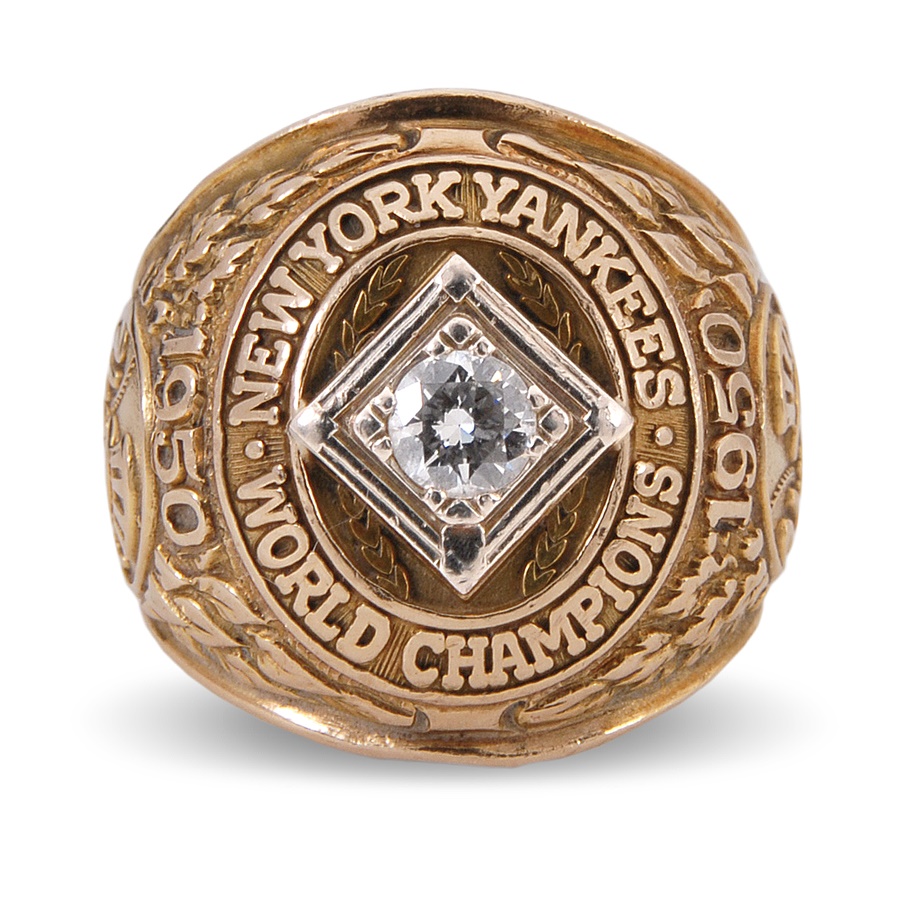 1950 Johnny Hopp New York Yankees World Championship Ring