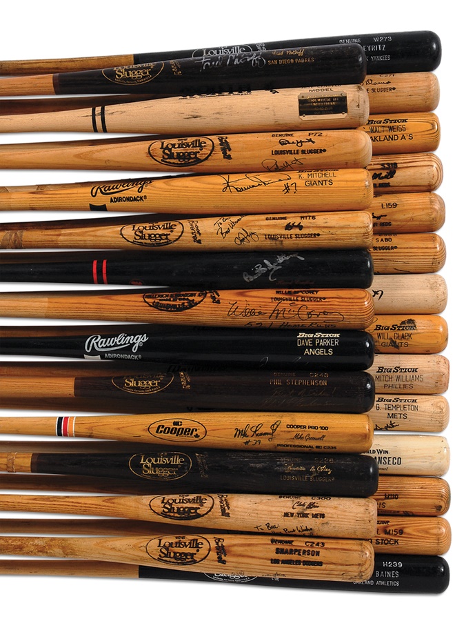 Baseball Equipment - Terriffic Game Used & Game Issued Bat Collection (43)