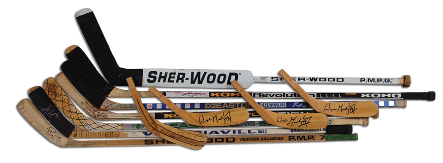 - Terrific Game Used & Game Issued Hockey Stick Collection (21)