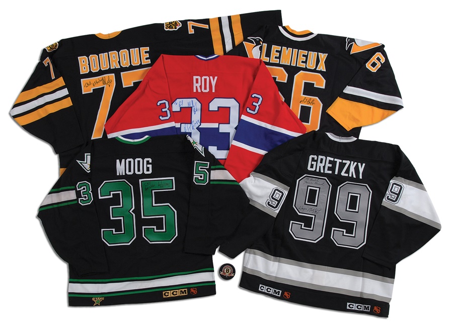 Signed Hockey Jersey Collection (5)