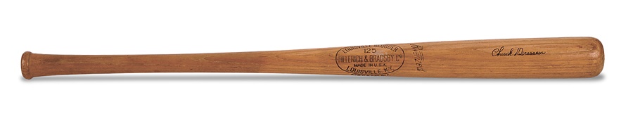 Chuck Dressen Professional Model Bat