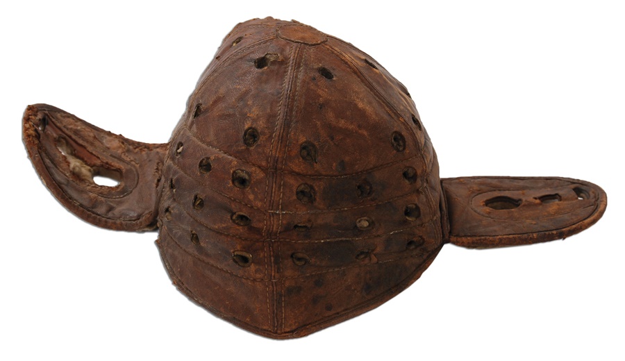 1916 Patent Spalding Football Complete Uniform with Dog Ear Helmet