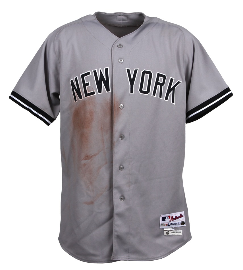 Baseball Equipment - Curtis Granderson 2011 Game Worn New York Yankees Jersey