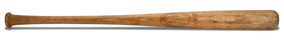 Baseball Equipment - Dick Groat Game Used Bat