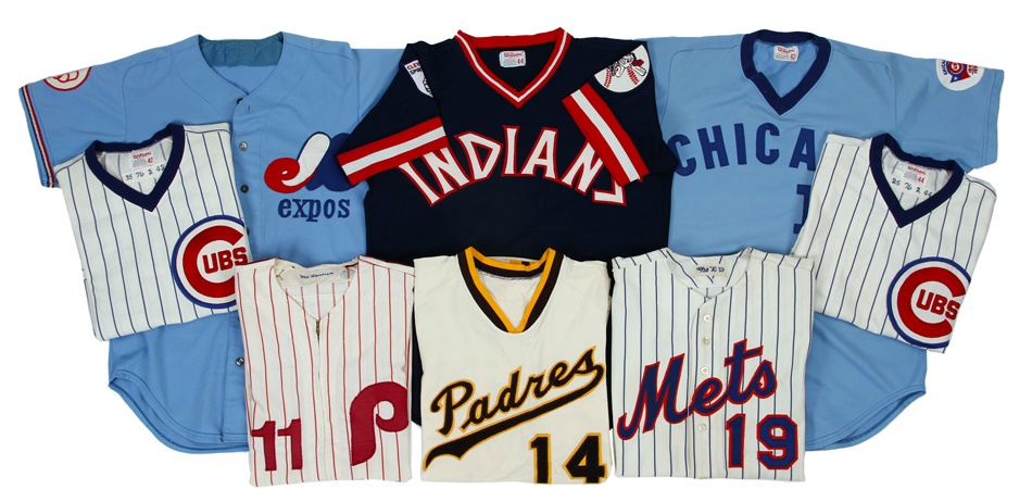 Baseball Equipment - 1976 Major League Jersey Collection (8)