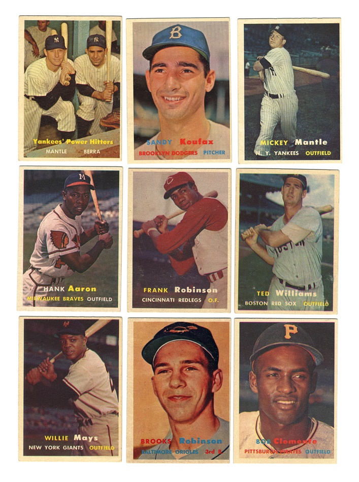 Sports and Non Sports Cards - 1957 Topps Baseball Card Set