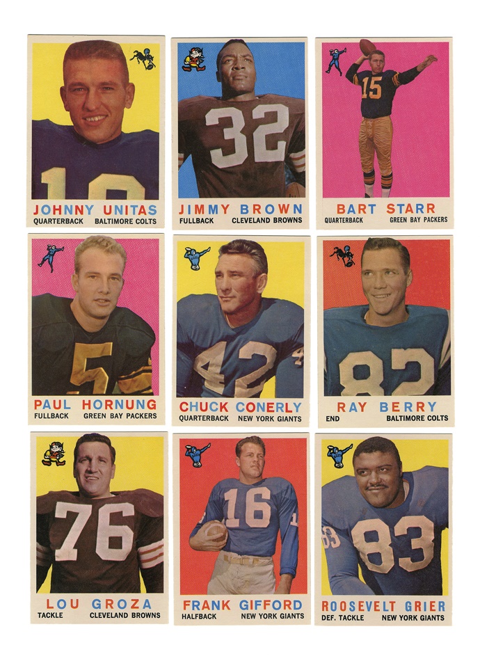 Sports and Non Sports Cards - 1959 Topps Football Card Set
