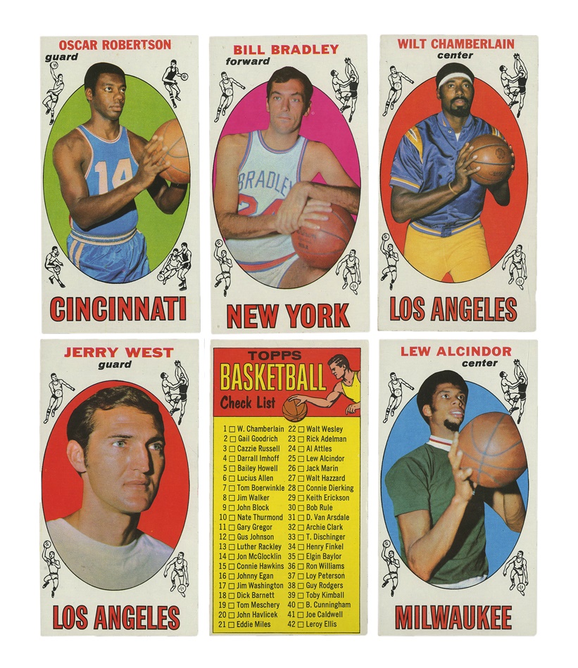 Sports and Non Sports Cards - High Grade 1969/70 Topps Basketball Complete Set