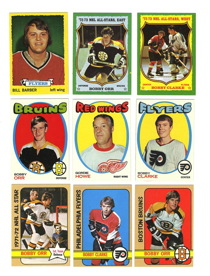 Sports and Non Sports Cards - High Grade Topps Hockey Sets 1971/72, 1972/73, 1973/74