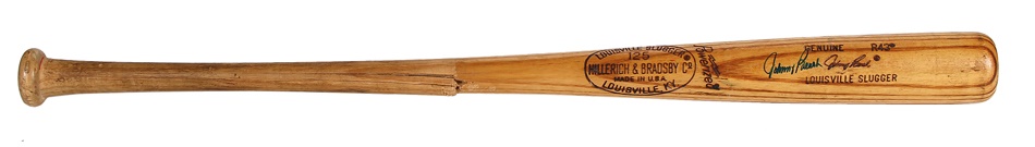 - 1979 Johnny Bench Game Used Bat