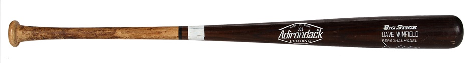 Baseball Equipment - Dave Winfield Game Used Bat