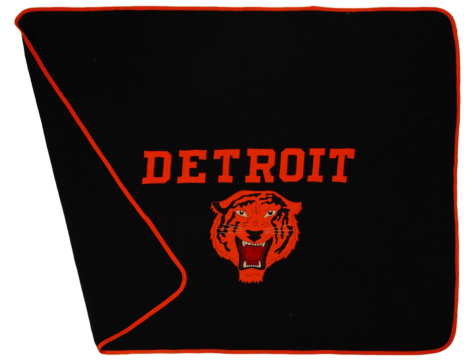 Baseball Equipment - 1950's-60's Detroit Tigers Dugout Blanket