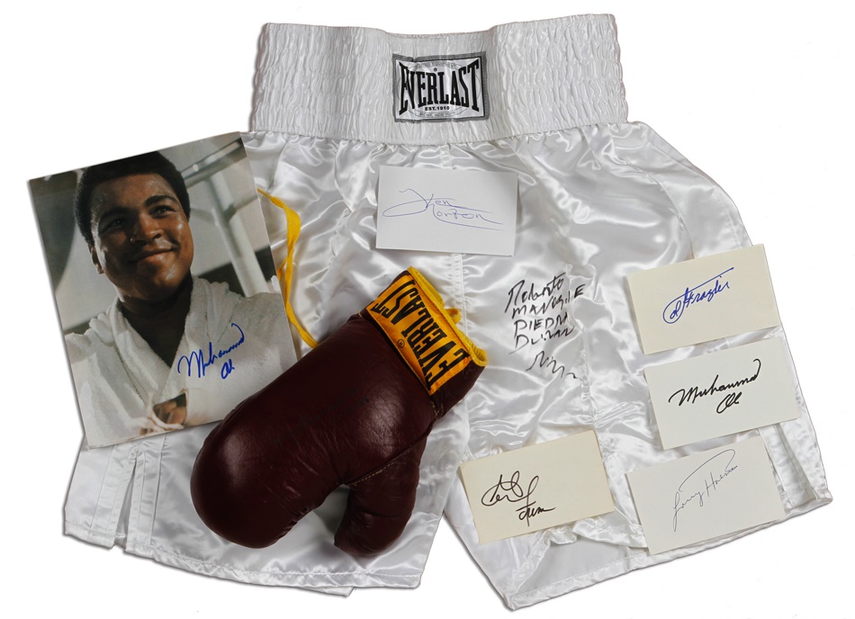 - Muhammad Ali and Boxing Greats Signed Collection (9)