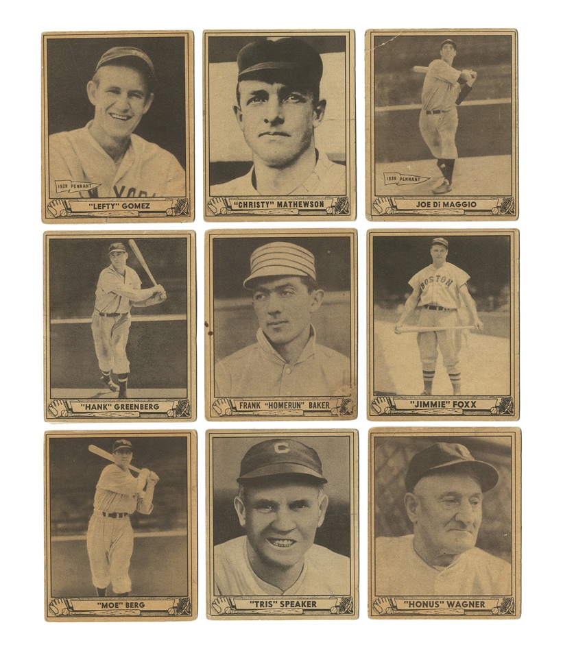 Sports and Non Sports Cards - 1940 Playball Partial Set Including Joe DiMaggio (120)