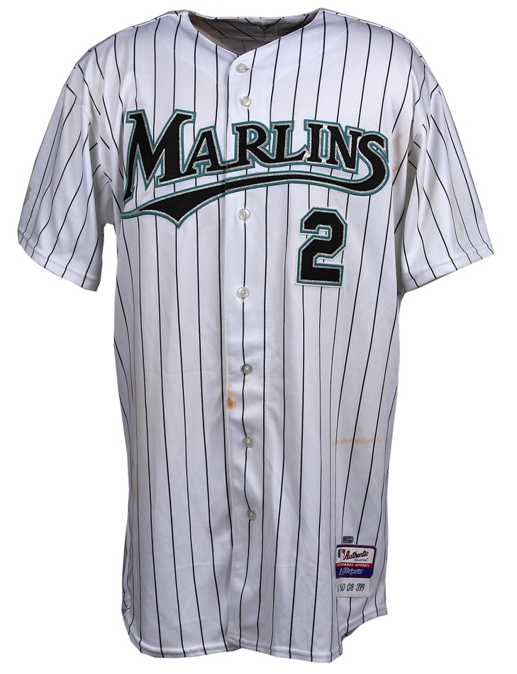 Baseball Equipment - 2008 Hanley Ramirez Florida Marlins Signed Game Worn Jersey