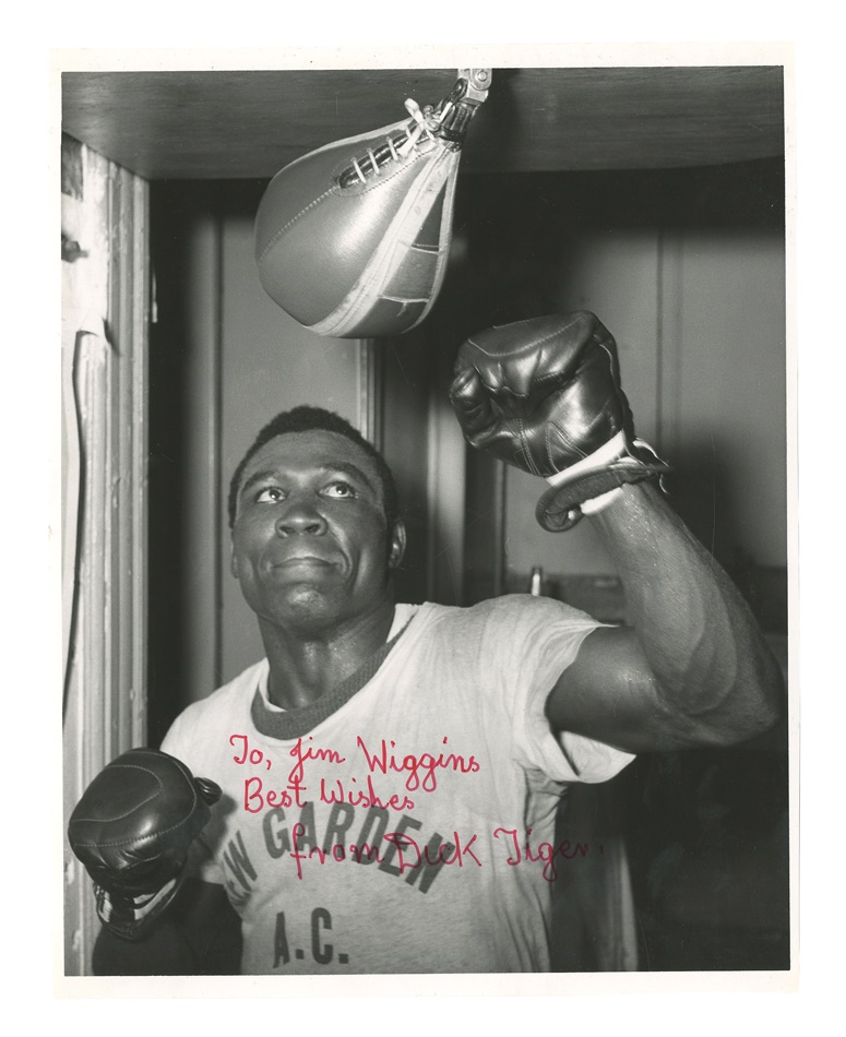 Muhammad Ali & Boxing - Dick Tiger Signed Photograph