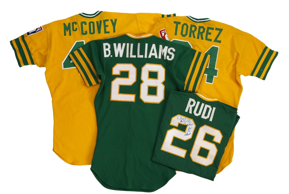 Baseball Equipment - Oakland A's Jersey Collection with Stars (4)