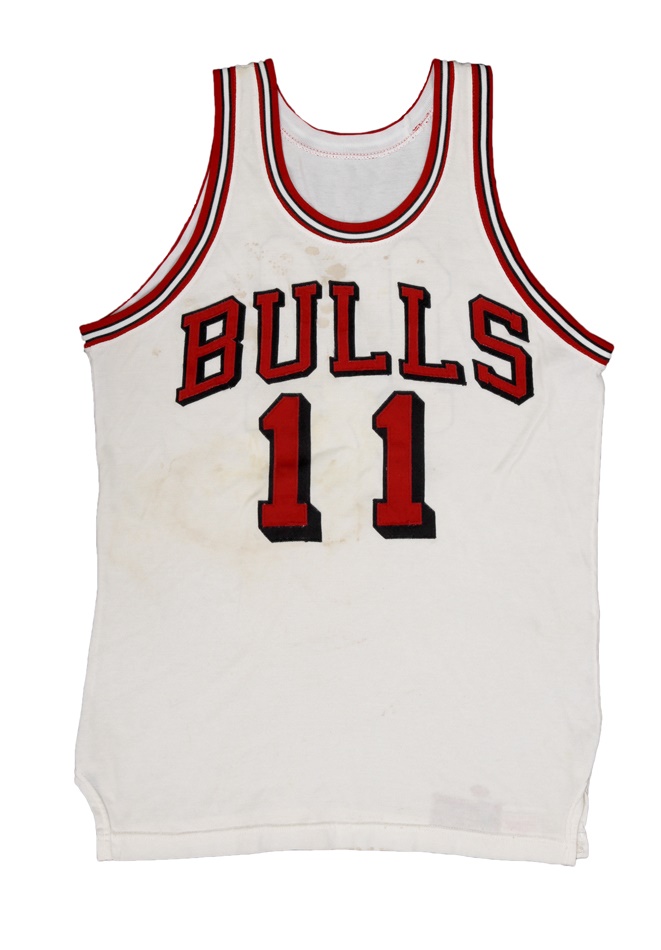 Basketball - Late 1960's Clem Haskins Chicago Bulls Game Worn Jersey
