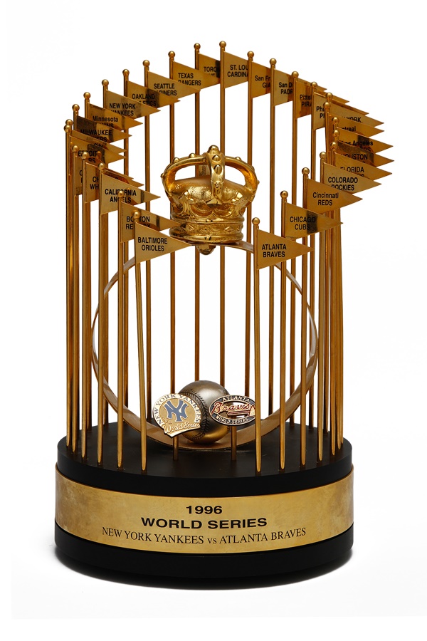 NY Yankees, Giants & Mets - 1996 New York Yankees World Series Trophy (12")