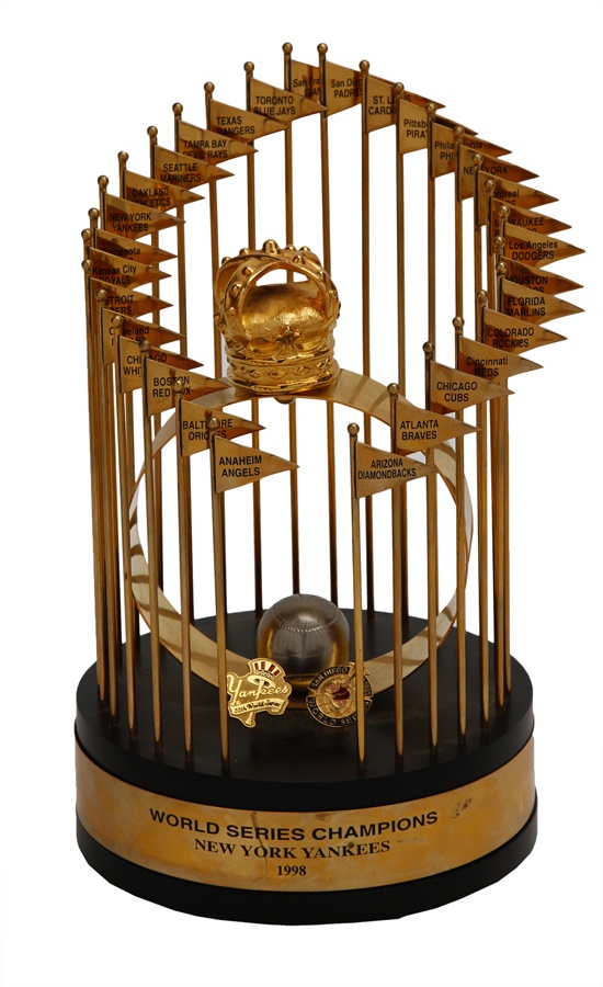 NY Yankees, Giants & Mets - 1998 New York Yankees World Series Trophy (12")