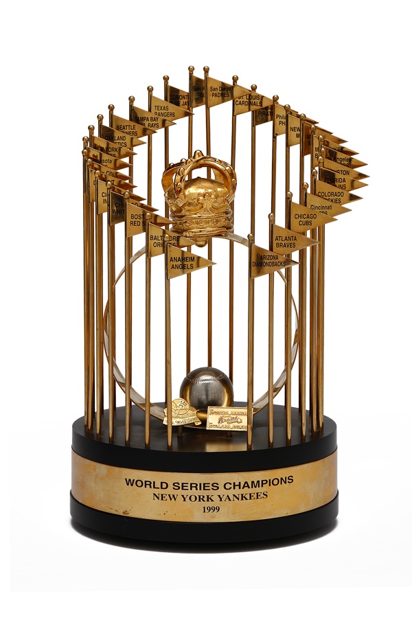 NY Yankees, Giants & Mets - 1999 New York Yankees World Series Trophy (12")