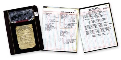 KISS - 1975 Gene Simmons Personal Composition Book (10x8")